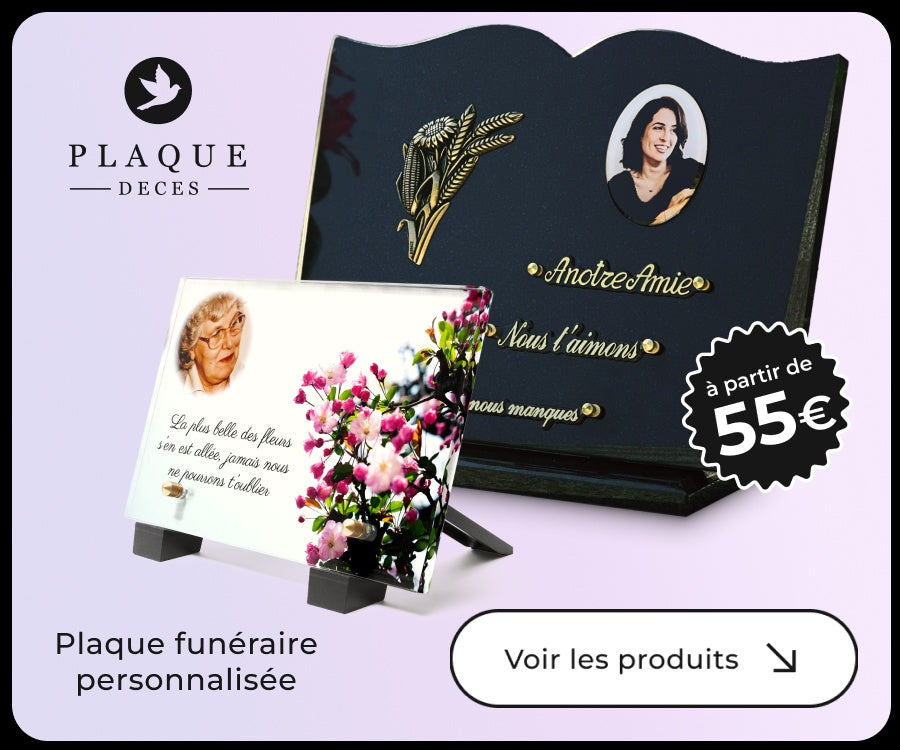 Plaque Décès